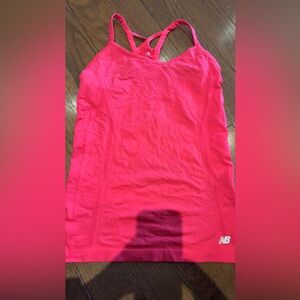 New Balance Pink Swim Top